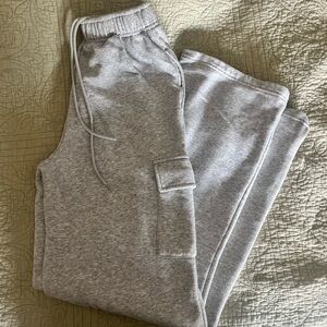 Women’s Gray Y2K Sweatpants